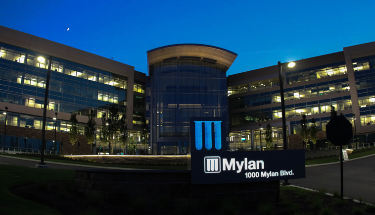 LED Lighting Controls & Fixtures - Mylan Headquarters Pittsburgh, PA